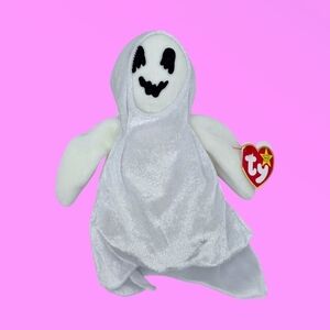 1999 Ty Beanie Babies Sheets The Ghost Plush Vintage